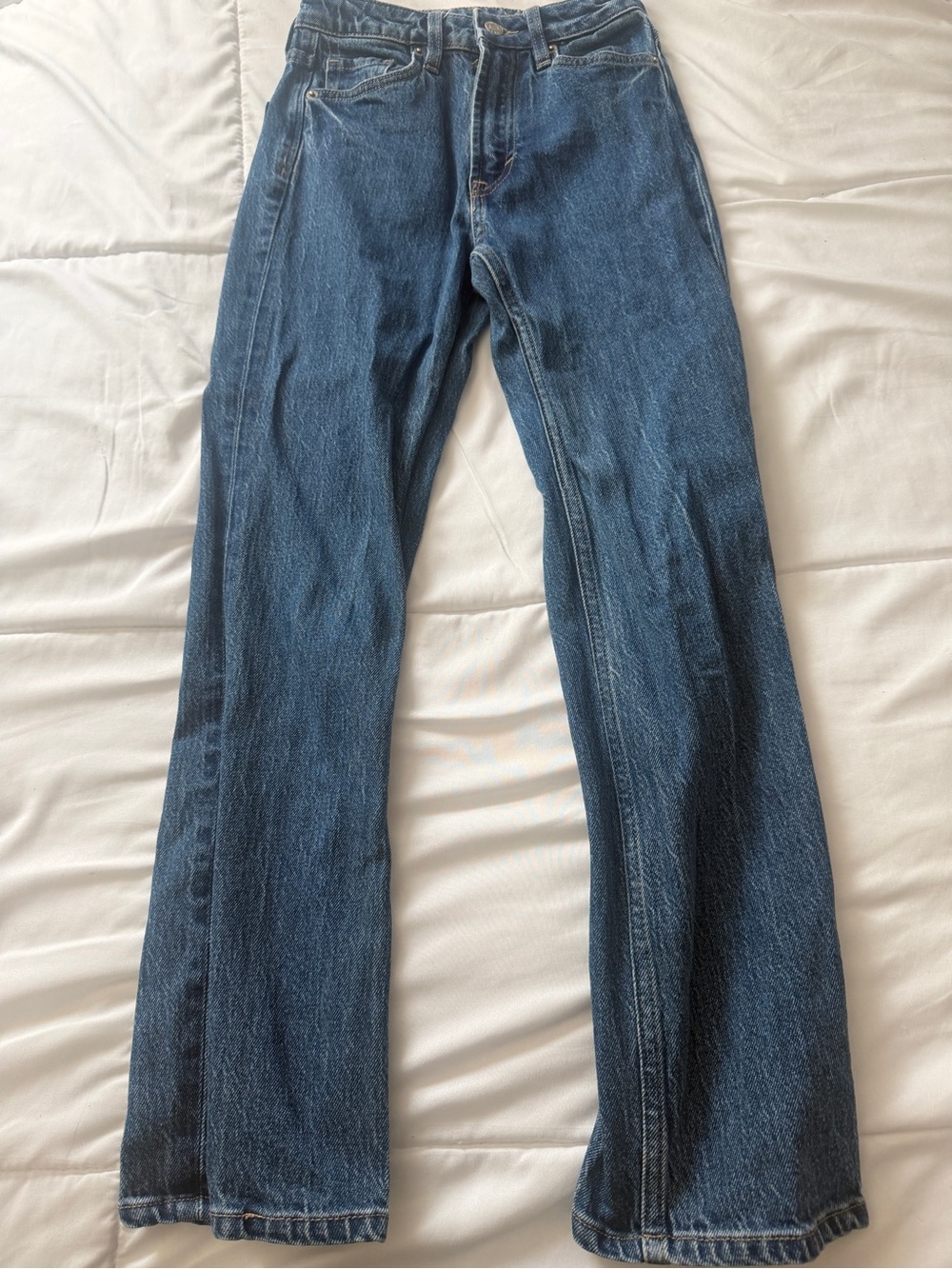 H&M Slim Straight  Blue Denim Jeans